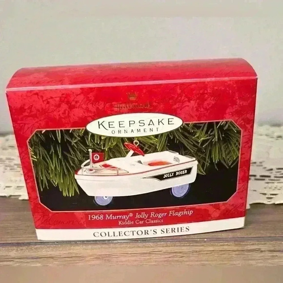 Hallmark  NEW 1999 Christmas Ornament 1968 Murray Jolly Roger Flagship #6 Series - Picture 1 of 6